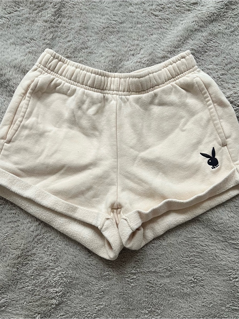 Playboy by Pacsun Bunny Rolled Shorts XS